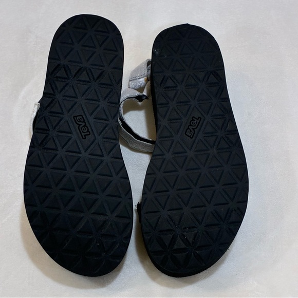 TEVA FLATFORM UNIVERSAL GLORIOSA WOMEN SANDAL WHITE FLOWER US 8 - Picture 6 of 7